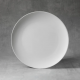 Ceramic Bisque Coupe Dinner Plate